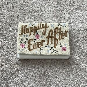 Bridal clutch with Strap